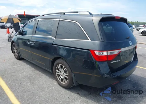 2013 Honda Odyssey Ex-L из США, поврежденный, VIN 5FNRL5H69DB018072